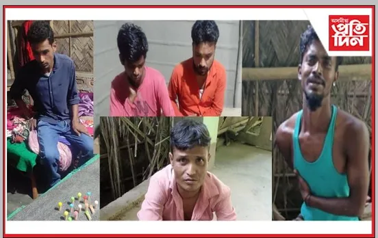 নগাঁৱত গ্ৰেপ্তাৰ ৫ জনকৈ ড্ৰাগছ সৰবৰাহকাৰী