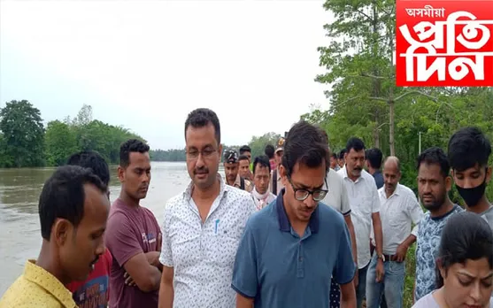 ৰৌতাত জলমগ্ন বিস্তীৰ্ণ অঞ্চল, বাঢ়নী পানীত প্লাৱিত কেইবাখনো গাওঁ