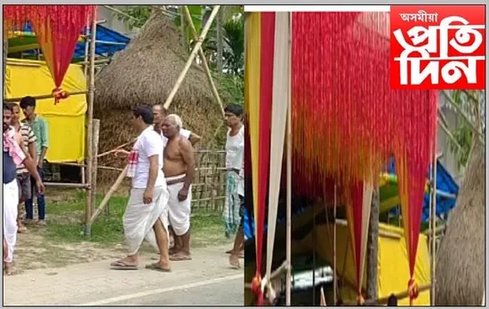 হৃদয় বিদাৰক! পুত্ৰৰ বিবাহৰ ৰভাথলীত পিতৃৰ নিঠৰ দেহ, কান্দোনৰ ৰোল