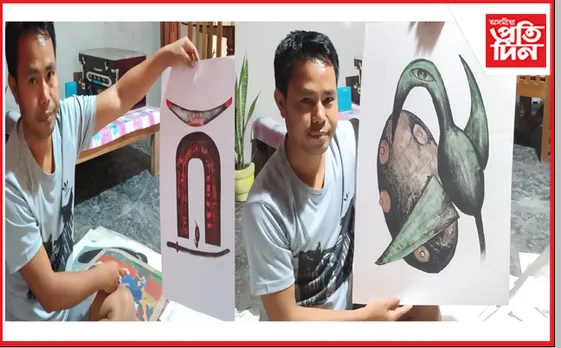 ফেলশ্বিপ লাভ কৰা যুৱ চিত্ৰশিল্পী ৰঞ্জিত কুমাৰ ৰাভাৰ ছবি বিষয়ক গ্ৰন্থ প্ৰকাশৰ প্ৰস্তুতি…