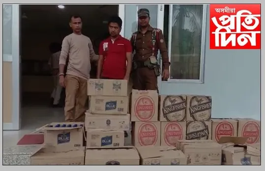 আৰক্ষীৰ অভিযান, ফাৰ্মাচীৰ পৰা ঔষধৰ সলনি ওলাল বিলাতী সুৰা…
