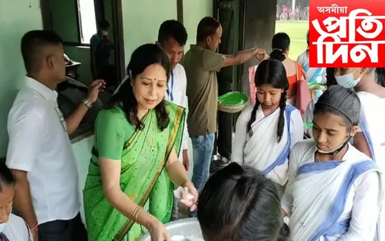 শিক্ষয়ত্রী আৰু ৰান্ধনি ৰূপত বিধায়িকা শিৱামনি বৰা