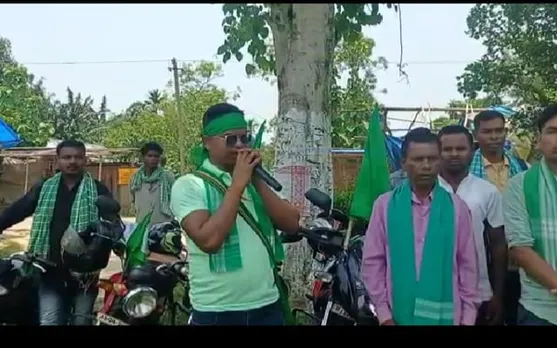বিভিন্ন দাবীৰে খুমটাইত চাওতাল ছাত্ৰ সন্থাৰ তীব্ৰ প্ৰতিবাদ…