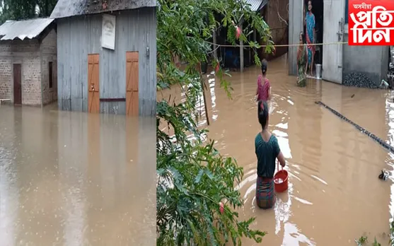 হাটশিঙিমাৰীত দুষ্ট চক্ৰই ১২ কোটি টকীয়া নলা বন্ধ কৰাৰ বাবে প্লাবিত ন ন অঞ্চল