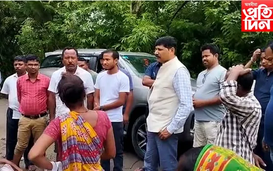 গোৰেশ্বৰৰ বান পৰিস্থিতিৰ বুজ ল’লে বিজেপিৰ ৰাজ্যিক সভাপতি ভৱেশ কলিতাই…