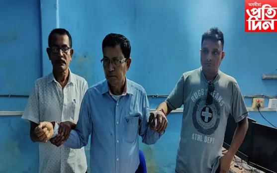 উৎকোচ লৈ হাতে-লোটে গ্রেপ্তাৰ কোষাগাৰ গাণনিক বিষয়া…