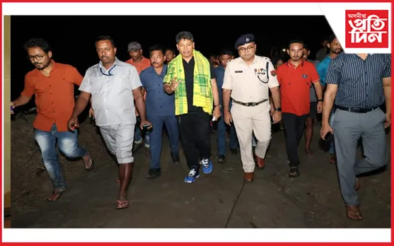 বঙাইগাঁৱত বান পৰিস্থিতিৰ বুজ ল’লে জলসম্পদ মন্ত্ৰী পীযুষ হাজৰিকাই