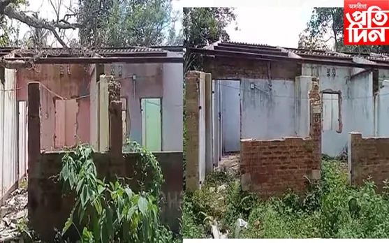 ভূত বাংলা লৈ পৰিণত লামডিঙৰ ৰেলৱে আবাসগৃহ
