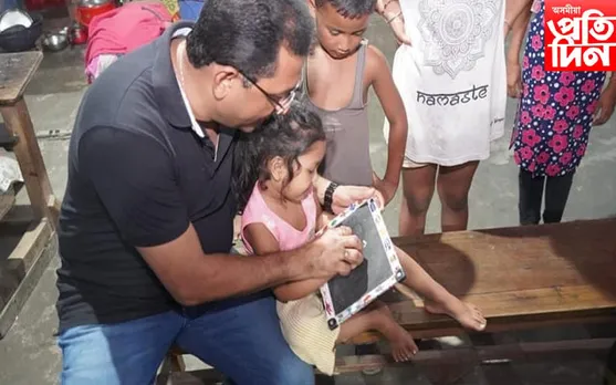 বান শিবিৰত শিক্ষকৰ ৰূপত কোন এই বিধায়ক ?