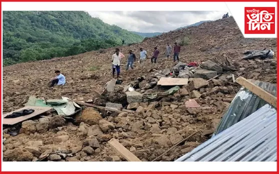 মণিপুৰৰ ভূমিস্খলনত নিহত আৰু এজনৰ মৃতদেহ উদ্ধাৰ…