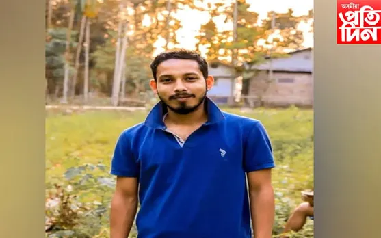 নাই কোনো সতৰ্কতামূলক জাননী, ৰাজপথ পেলাই থৈ যোৱা মাটিৰ দ’মত প্ৰচণ্ড খুন্দা মাৰি প্ৰান গ’ল  নিলোৎপলৰ
