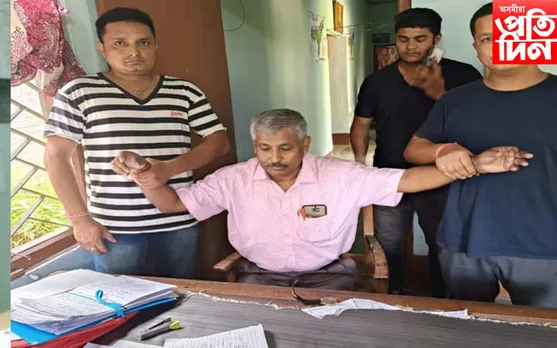 উৎকোচ লৈ গ্ৰেপ্তাৰ শিক্ষা বিষয়া নৱজ্যোতি শৰ্মা