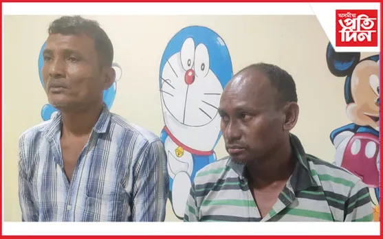 বোকাখাতত গঁড়ৰ খৰ্গসহ দুজনক আটক…