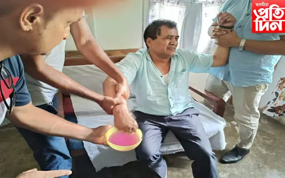 উৎকোচ লৈ গ্ৰেপ্তাৰ গুৰুপ্রসাদ খাটনিয়াৰ