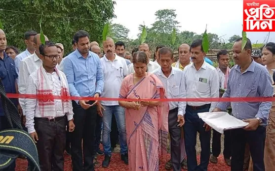 হাতী-মানুহৰ সংঘাত দূৰ কৰিবলৈ ওলমা ফেন্সিং প্ৰকল্পৰ শুভাৰম্ভণি মন্ত্ৰী অজন্তা নেওগৰ…