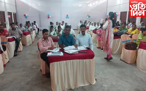 হাটশিঙিমাৰীত শিশুৰ পুষ্টিকৰ খাদ্যৰ এদিনীয়া প্ৰশিক্ষণ শিবিৰ…
