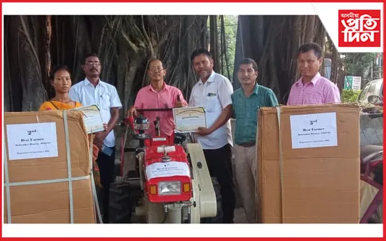 কোকৰাঝাৰৰ তিনি শ্ৰেষ্ঠ কৃষকলৈ জিলা কৃষি বিভাগৰ সন্মান…