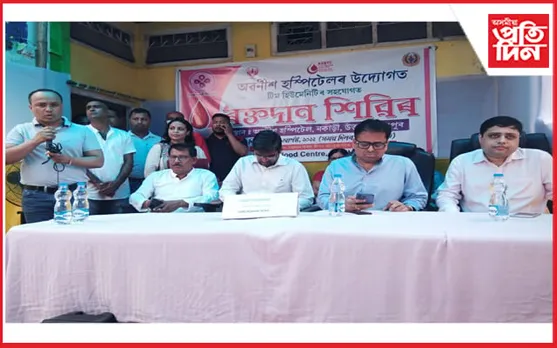লখিমপুৰত একেদিনাই ৫০ ইউনিট ৰক্ত দান…