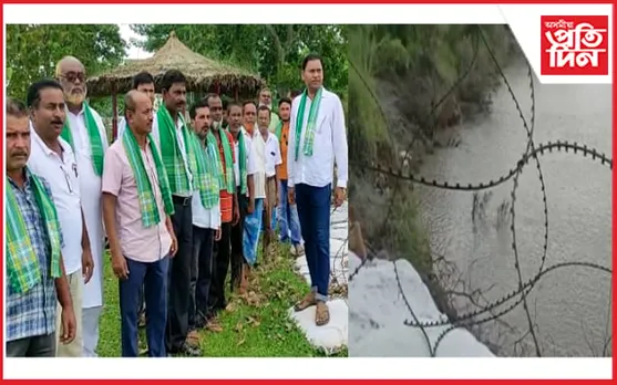 মানকাচৰৰ ভাৰত-বাংলাদেশ সীমান্তত অব্যাহত গৰাখহনীয়া…