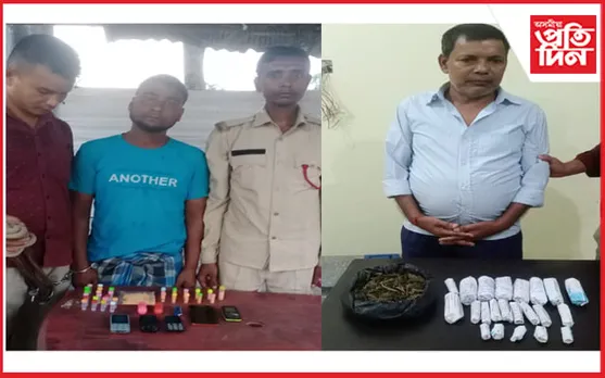 লালুং গাঁও, ভেটিয়নী গাঁৱৰ পৰা ড্ৰাগছ সৰবৰাহকাৰী আৰু গাঞ্জা বেপাৰী আটক…