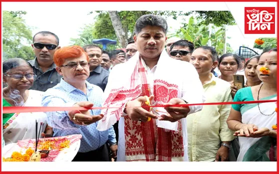 জাগীৰোড আৰু বঢ়মপুৰত আদৰ্শ অংগনবাড়ী কেন্দ্ৰ উদ্বোধন মন্ত্ৰী পীযুষ হাজৰীকাৰ