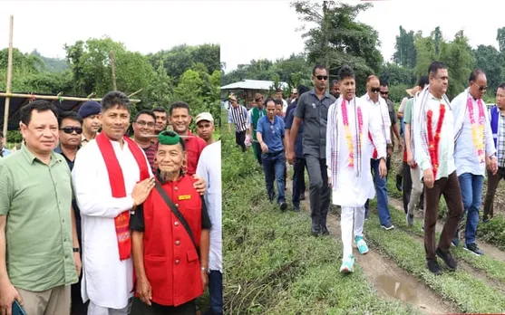 অৰুণাচলৰ মন্ত্ৰী মামা নাটুঙৰ সৈতে অসম-অৰুণাচল সীমা অঞ্চল পৰিদৰ্শন মন্ত্ৰী পীযুষ হাজৰীকাৰ…