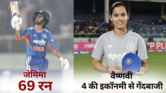 vaishnavi sharma Jemimah rodrigues  News