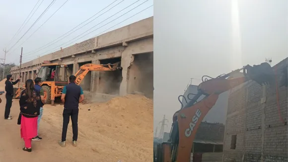 Raipur Bulldozer Action