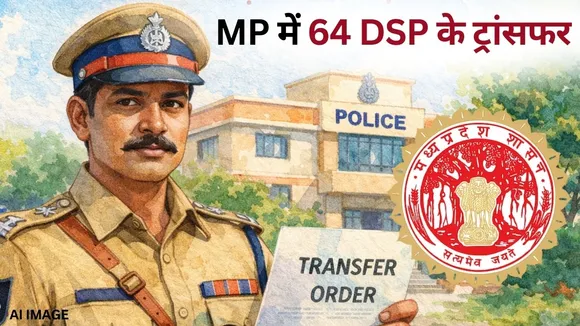 MP DSP Transfer List 64 Officers hindi news