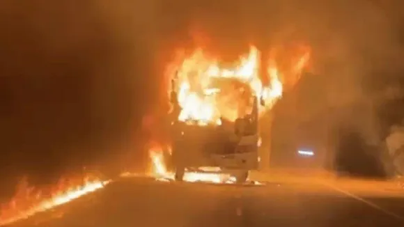 Raisen Bus Fire