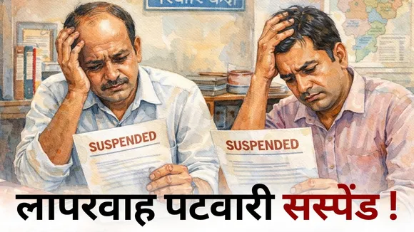Pakhanjur dhan kharidi Patwari suspend Kanker hindi news