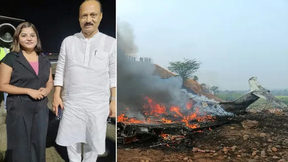 baramati ajit pawar plane crash. flight attendent