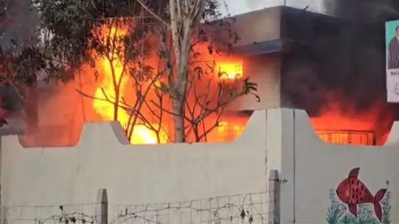 Raigarh Fisheries Department Fire