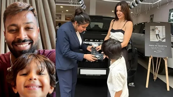 Hardik Pandya gift defender son Agastya ex wife natasha hindi news