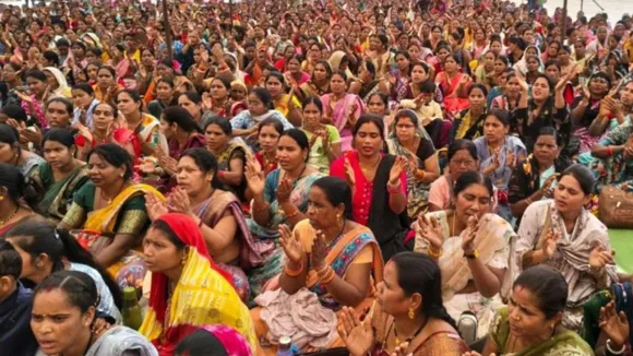 Chhattisgarh Anganwadi Workers Protest