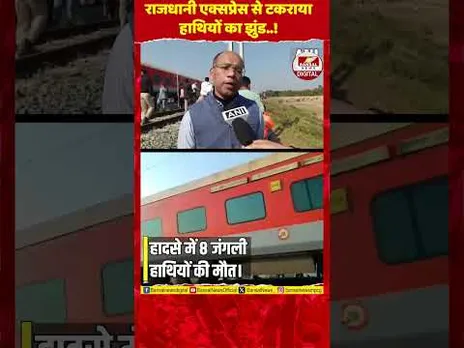 असम में भीषण रेल हादसा: हाथियों के झुंड से टकराई राजधानी एक्सप्रेस, इंजन समेत 6 डिब्बे पटरी से उतरे