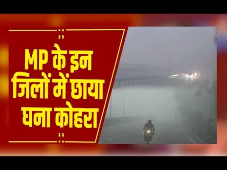 MP Weather : मध्यप्रदेश के 20 जिलों में कोहरा, बारिश और ओलों का असर जारी