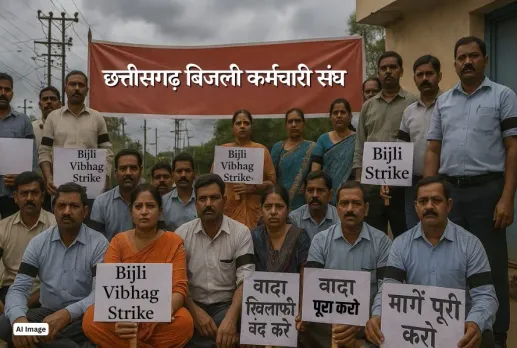 CG Bijli Employees Strike