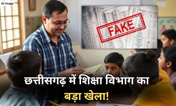 छत्तीसगढ़ में गजब की धांधली: फर्जी सर्टिफिकेट के आधार पर नौकरी कर रहा शिक्षक, शिकायत होने पर कार्रवाई नहीं, मिला प्रमोशन