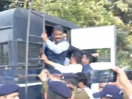 Jabalpur Congress Parshad Arrested