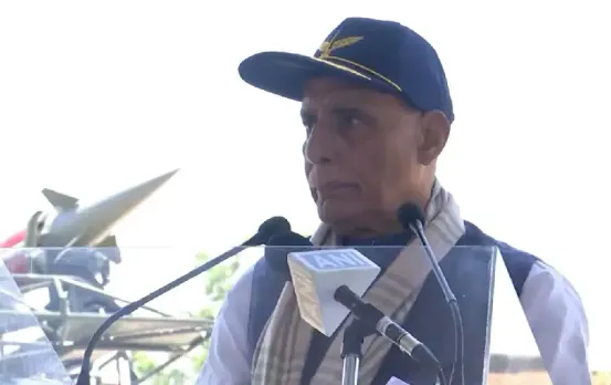 Defence Minister Rajnath Singh Bhuj Airbase Visit