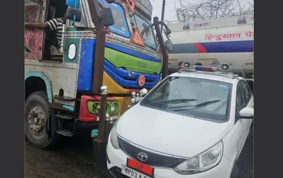 Indore Railway SP Car Accident
