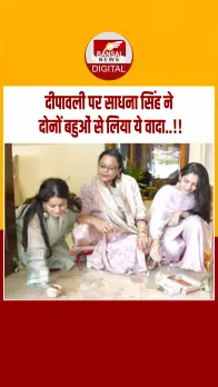 केंद्रीय कृषि मंत्री शिवराज सिंह चौहान की पत्नी साधना सिंह ने बहुओं को सिखाई‌ मांडना कला