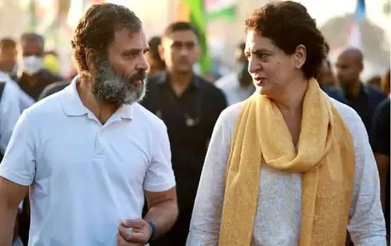 Rahul Gandhi and Priyanka Gandhi