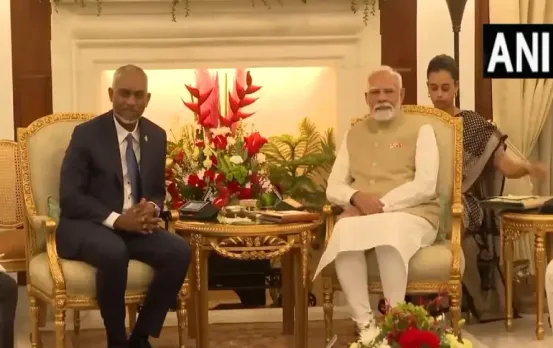 President Muizz Visit in India: PM नरेन्द्र मोदी और मालदीव के राष्ट्रपति मुइज्जू की हैदराबाद हाउस में हुई बैठक