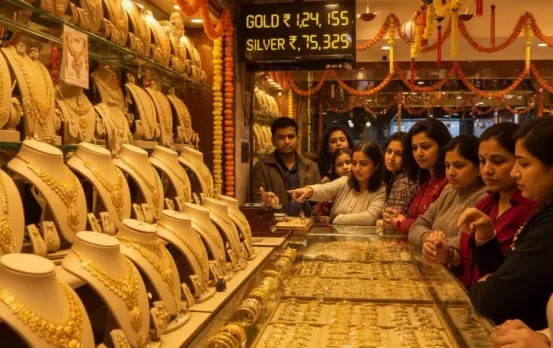 दिवाली से पहले सोने-चांदी ने तोड़े रिकॉर्ड: एक दिन में चांदी 10,825 रुपये महंगी, सोना 2630 रुपये चढ़ा, दोनों ऑल टाइम हाई