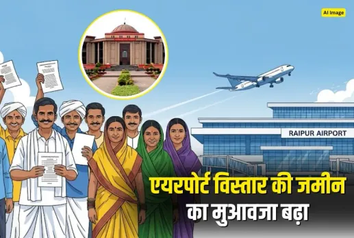 Raipur Airport Land Compensation