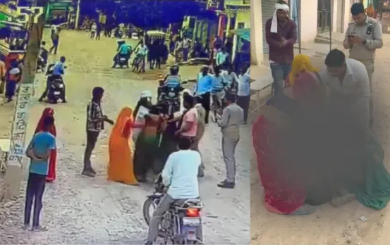 UP Jhansi Violence women beaten infront police house occupation attempt