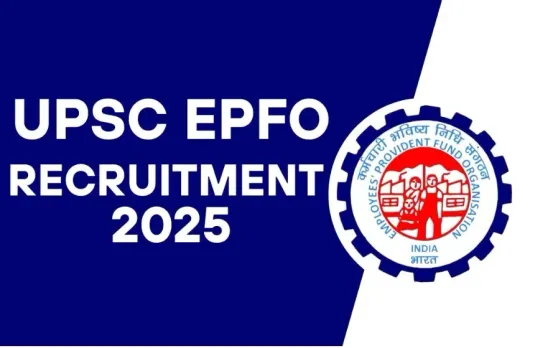 UPSC EPFO Recruitment 2025 last date application 18th august hindi news zxc