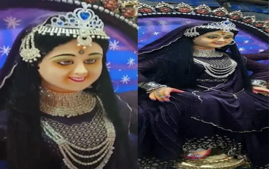Indore News: देवी को दिया मुस्लिम लुक, प्रतिमा को काली पोशाक के साथ पहनाया मिर्जा, बजरंग दल ने किया विरोध
